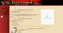 Desktop Screenshot of castleofknights.com