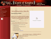 Tablet Screenshot of castleofknights.com